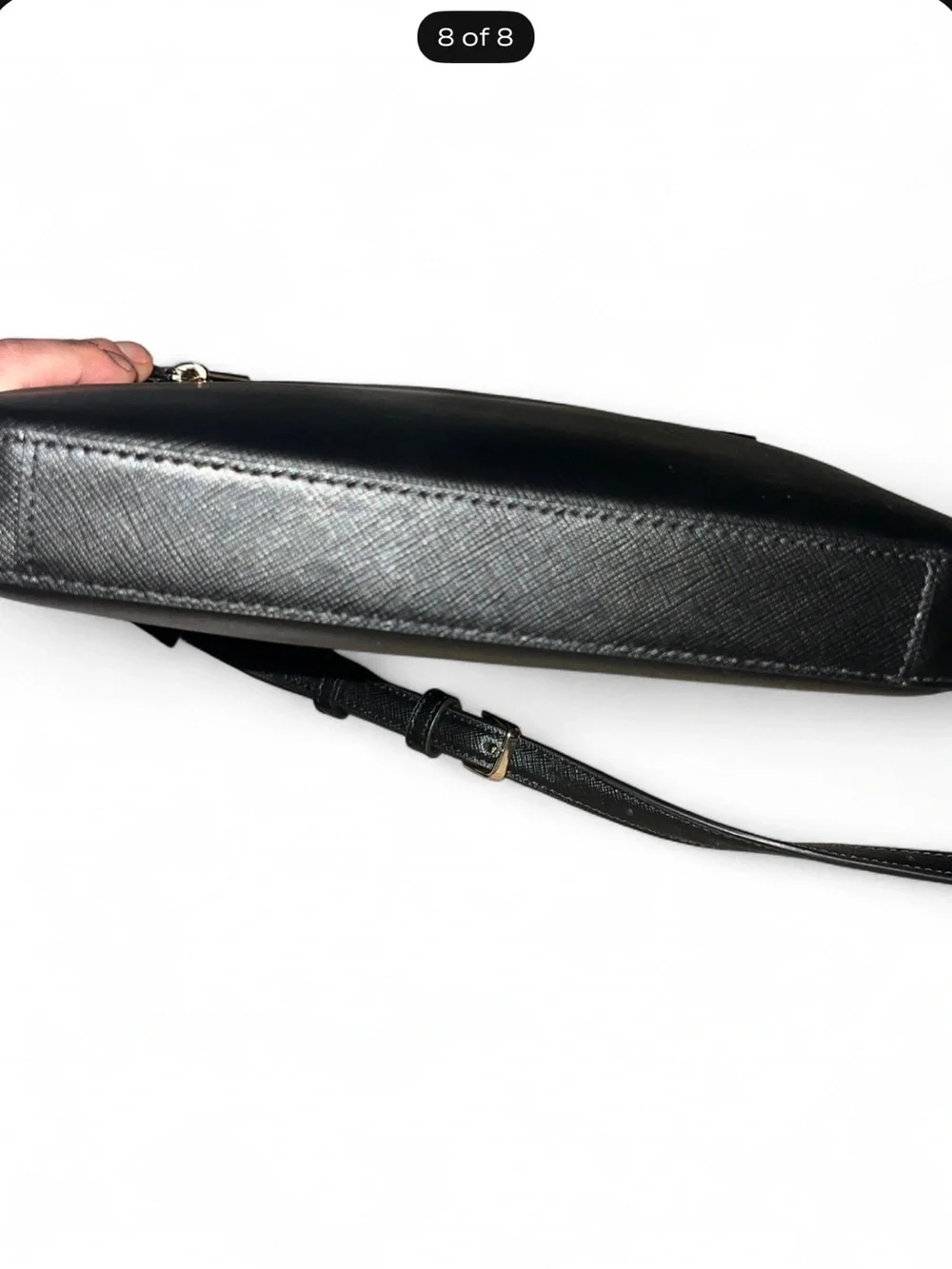 Kate Spade Sadie Black Saffiano Leather Messenger Crossbody ♠️ NWT